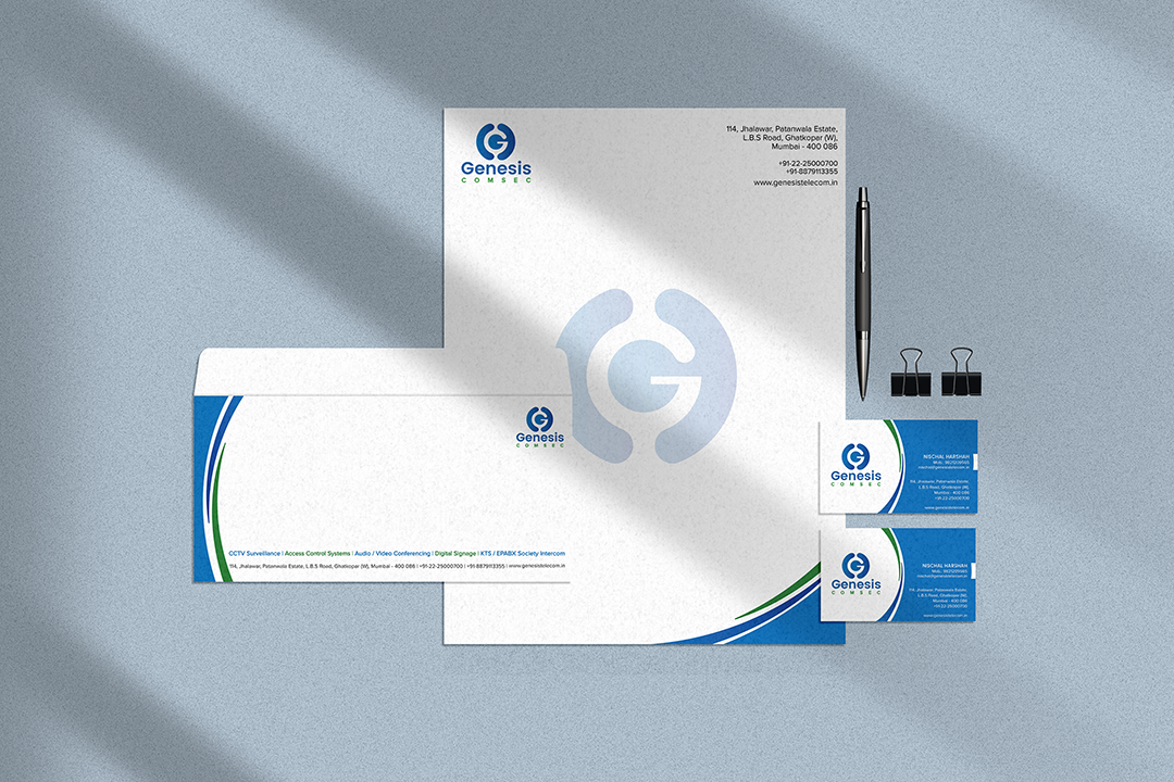 Genesis Stationary Mockup