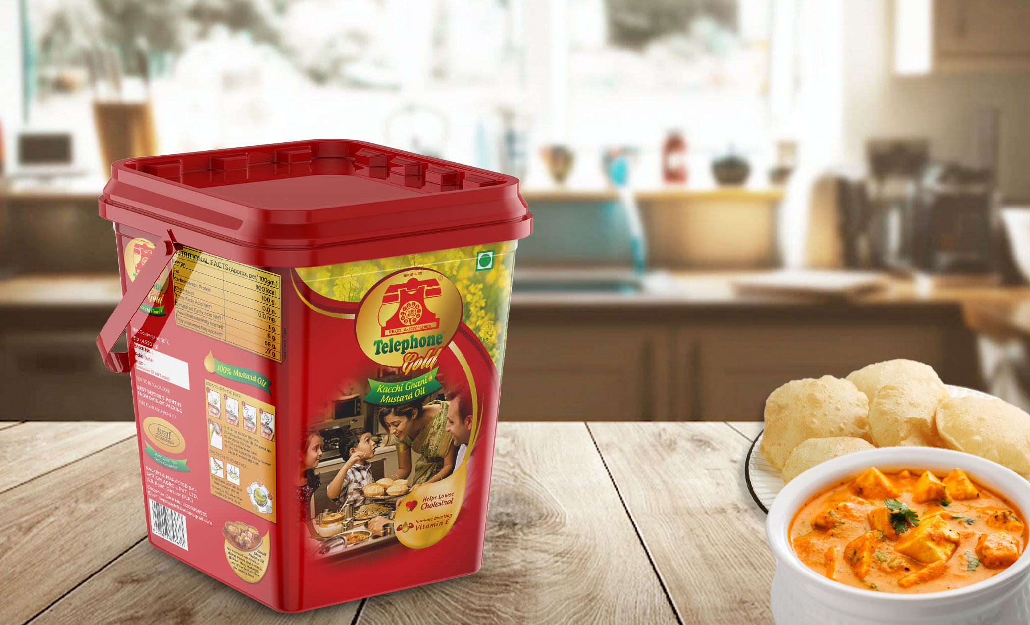 shree om agro oil bucket